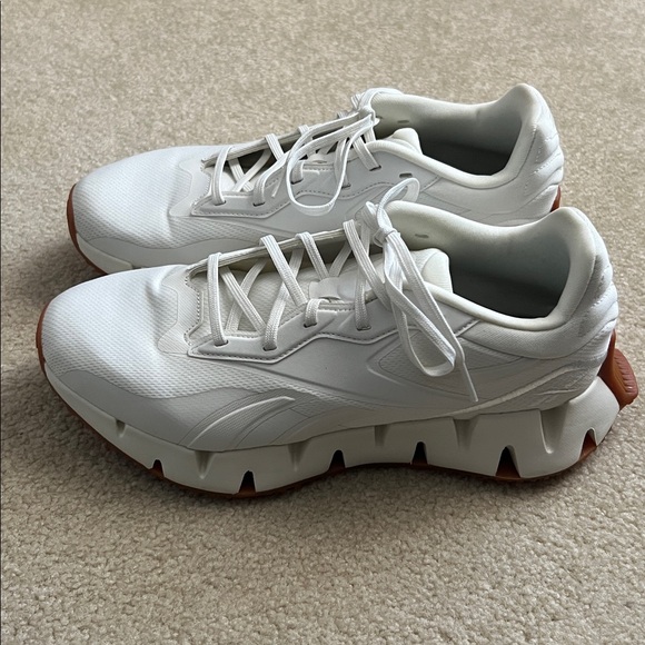 Reebok Zig Dynamica 4 Women's Running Shoes Chalk - Picture 4 of 7